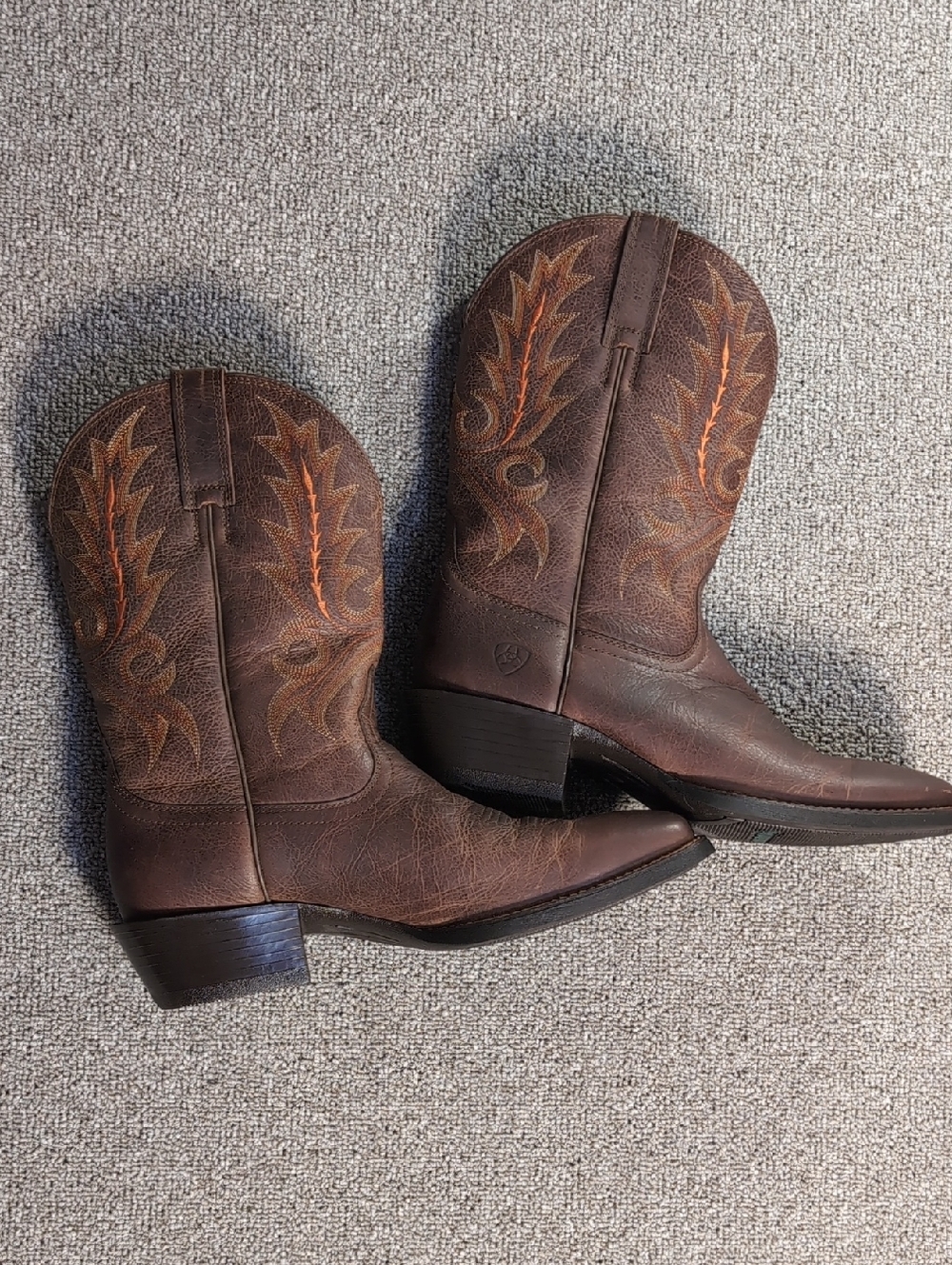 Ariat Sport Outfitter Western Boot Cowboy Boots Size 9.5D in Wicker Brown